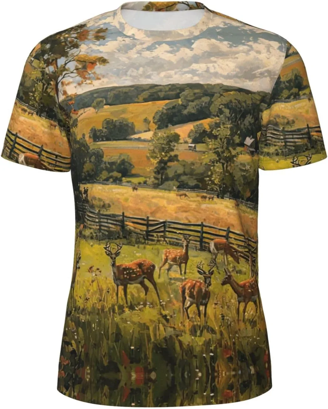 Футболка с принтом оленя для мужчин LIXLZH
Футболка с принтом оленя для мужчин LIXLZH