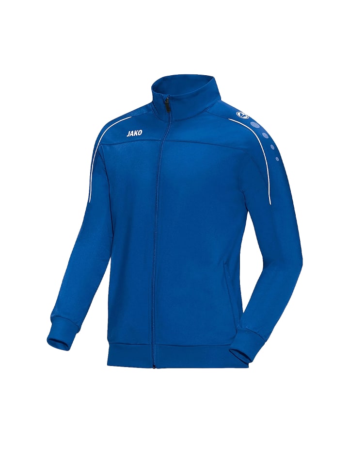 Куртка на молнии, спортивная куртка с боковыми карманами синего цвета. Jako
Куртка на молнии, спортивная куртка с боковыми карманами синего цвета. Jako