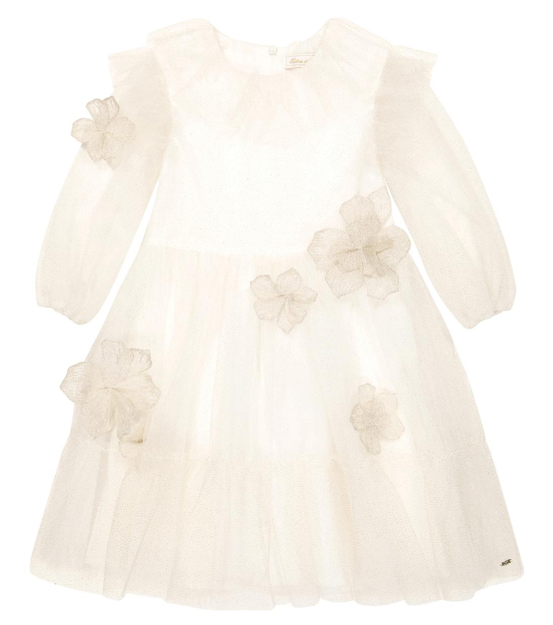 Платье из хлопкового бархата Tartine et Chocolat, Nacre
Платье из хлопкового бархата Tartine et Chocolat, Nacre