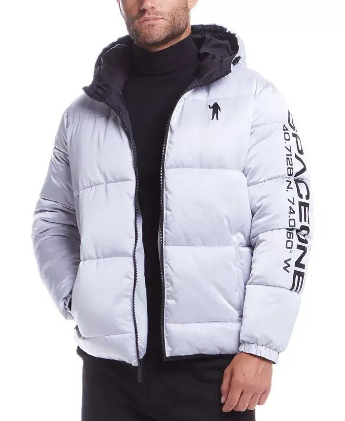 Мужская реверсивная пуховая куртка в стиле NASA Space One, черный
Мужская реверсивная пуховая куртка в стиле NASA Space One, черный