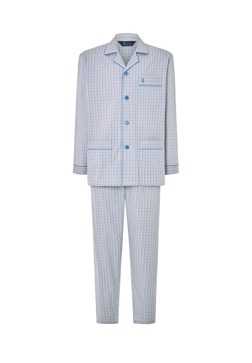 Мужские пижамы с длинным воротником с лацканами, поплин в клетку, серый El Búho NOCTURNO, серый
Мужские пижамы с длинным воротником с лацканами, поплин в клетку, серый El Búho NOCTURNO, серый