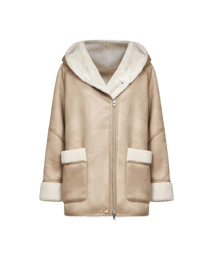 Двусторонняя куртка из искусственного меха Urbancode, бежевый
Двусторонняя куртка из искусственного меха Urbancode, бежевый