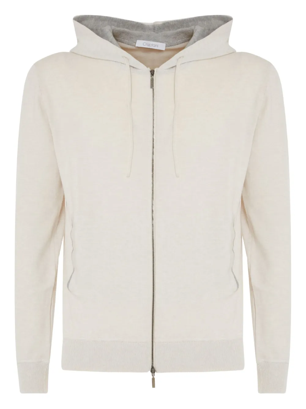 Худи на молнии Cruciani, нейтральный
Худи на молнии Cruciani, нейтральный