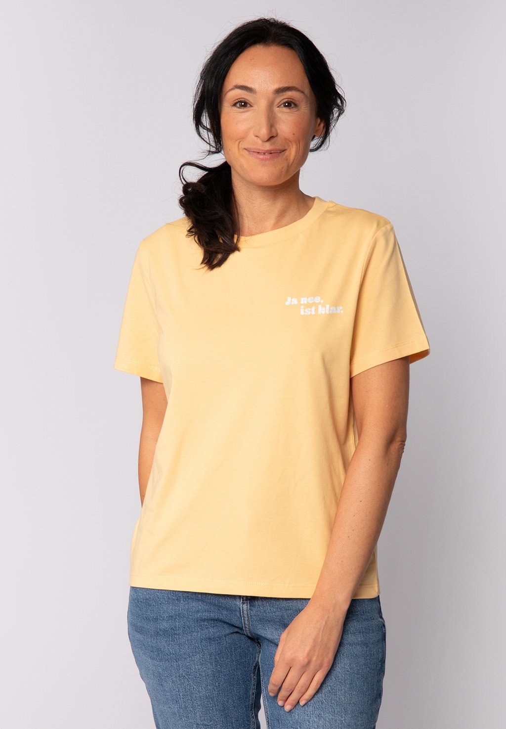 Футболка с принтом JA NEE IST KLAR watapparel, оранжевый
Футболка с принтом JA NEE IST KLAR watapparel, оранжевый