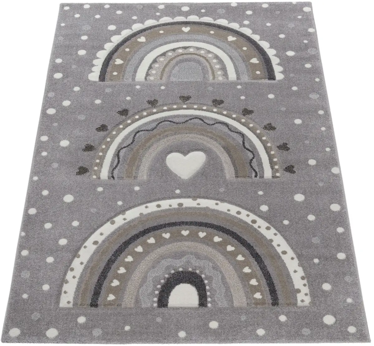 Детский ковер Paco Home "Cosmo 964", прямоугольный, игровой коврик, короткий ворс с 3D-эффектом, пунктир, радужный мотив 140х200 см, серый
Детский ковер Paco Home "Cosmo 964", прямоугольный, игровой коврик, короткий ворс с 3D-эффектом, пунктир, радужный мотив 140х200 см, серый