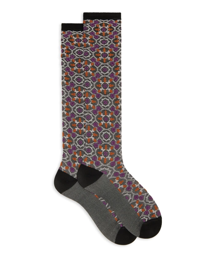 Длинные носки с узором в виде плитки. Gallo, мультиколор
Длинные носки с узором в виде плитки. Gallo, мультиколор