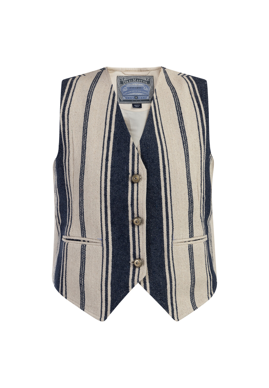 Утепленный жилет DreiMaster, цвет Dunkelmarine Wollweisser Streifen
Утепленный жилет DreiMaster, цвет Dunkelmarine Wollweisser Streifen