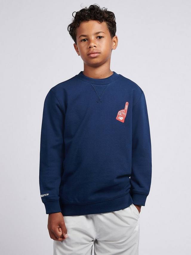 Детский хлопковый свитшот с принтом New Balance, Nb Navy
Детский хлопковый свитшот с принтом New Balance, Nb Navy
