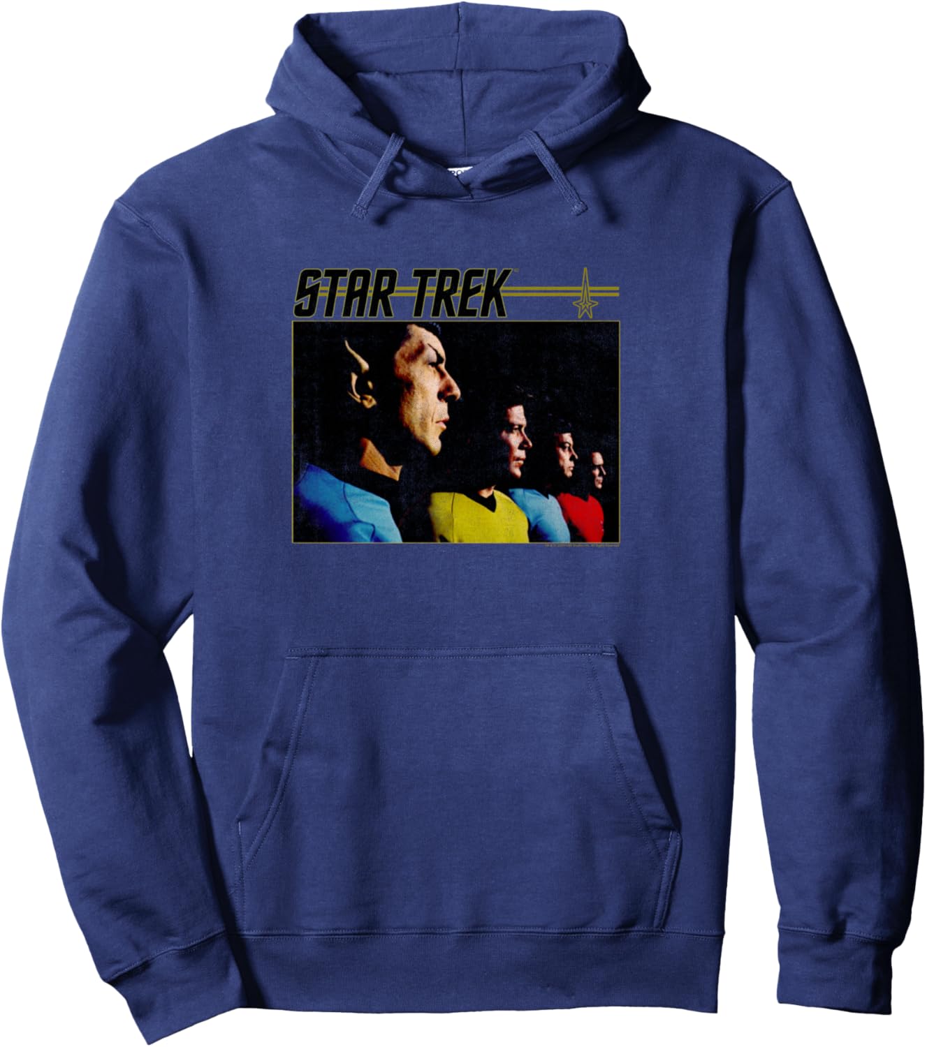 Худи с винтажным принтом «Звездный путь: Оригинальный сериал» Star Trek, темно-синий
Худи с винтажным принтом «Звездный путь: Оригинальный сериал» Star Trek, темно-синий
