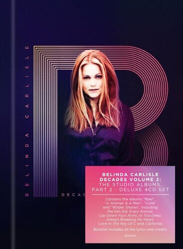 CD диск Carlisle, Belinda: Decades Volume 2: The Studio Albums Part 2 - 4CD Mediabook Boxset
CD диск Carlisle, Belinda: Decades Volume 2: The Studio Albums Part 2 - 4CD Mediabook Boxset