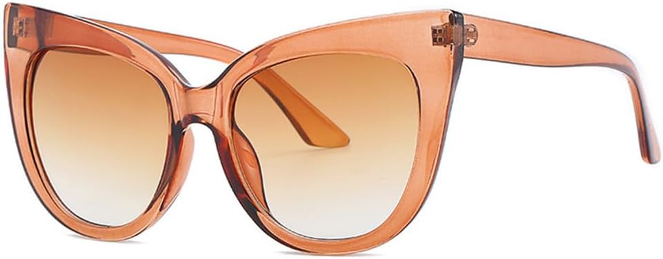 Женские солнцезащитные очки «кошачий глаз» большого размера, винтажные, круглые, в крупной оправе, для использования на открытом воздухе, защита от УФ-излучения UV400 HYYZZC, C2 Brown-brown
Женские солнцезащитные очки «кошачий глаз» большого размера, винтажные, круглые, в крупной оправе, для использования на открытом воздухе, защита от УФ-излучения UV400 HYYZZC, C2 Brown-brown