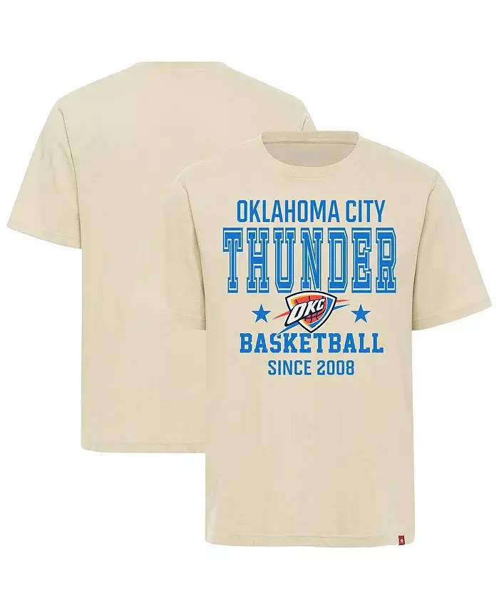 Мужская и женская футболка премиум-класса Oklahoma City Thunder Duke кремового цвета Sportiqe
Мужская и женская футболка премиум-класса Oklahoma City Thunder Duke кремового цвета Sportiqe