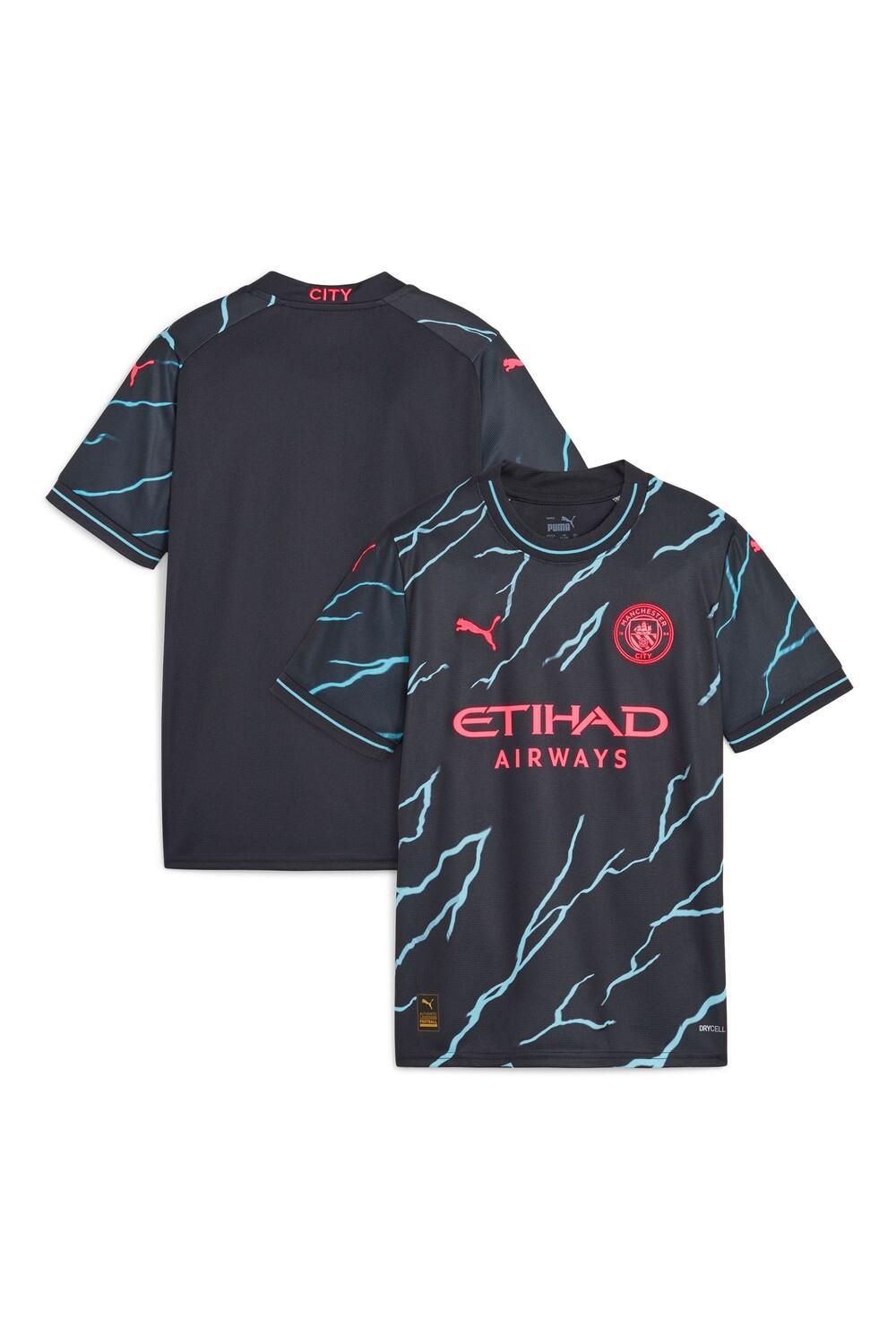 Детская футбольная майка Manchester City Third Replica 23/24 Puma, синий
Детская футбольная майка Manchester City Third Replica 23/24 Puma, синий