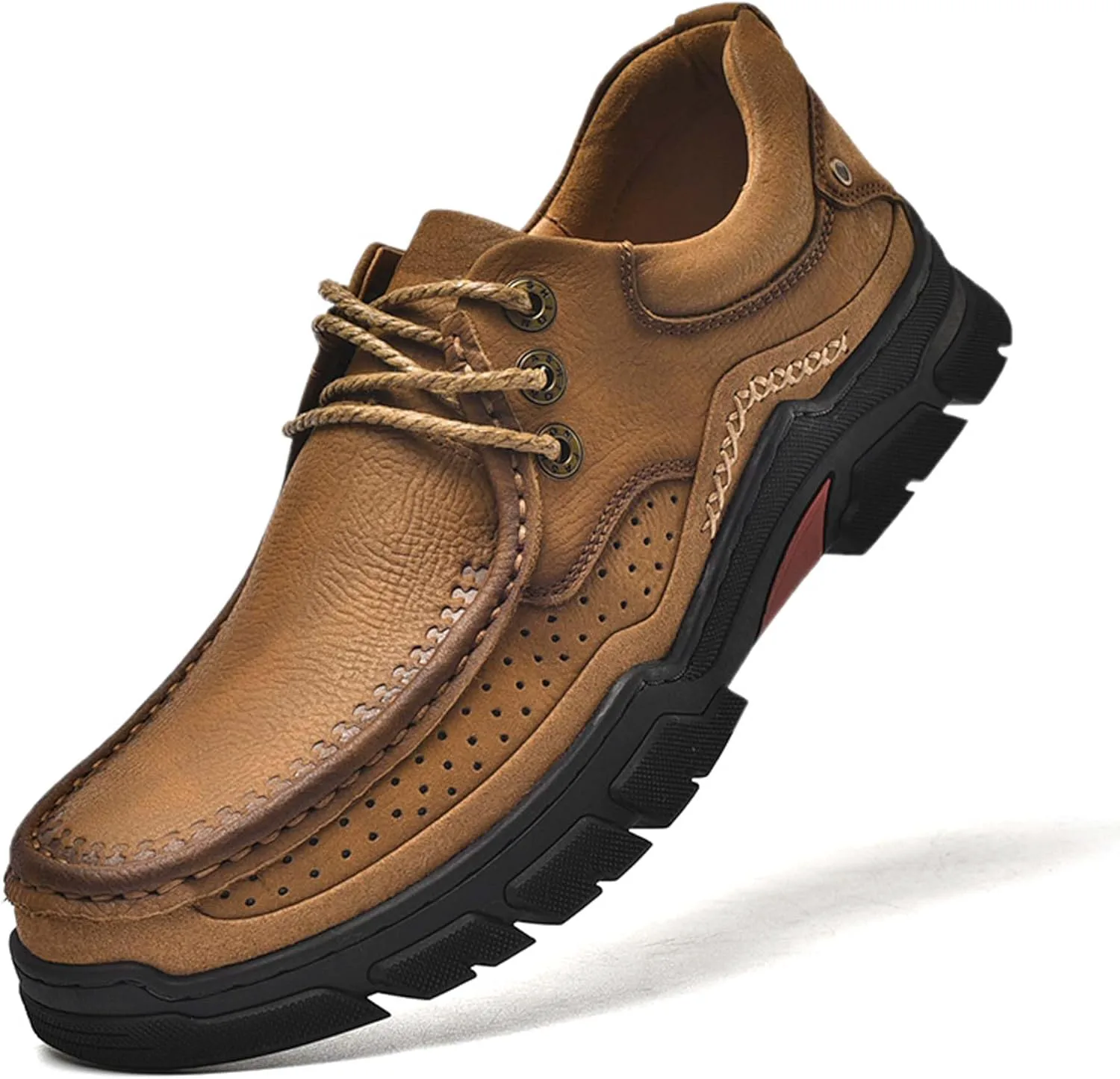 Мужские премиальные повседневные кроссовки, боковая перфорированная отделка, кожаные прогулочные кроссовки, обувь для вождения, уличные кроссовки, удобные, мягкие, дышащие, противоскользящие Vtiao, хаки
Мужские премиальные повседневные кроссовки, боковая перфорированная отделка, кожаные прогулочные кроссовки, обувь для вождения, уличные кроссовки, удобные, мягкие, дышащие, противоскользящие Vtiao, хаки