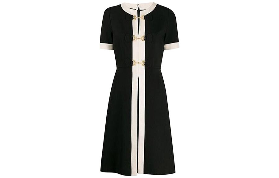 GUCCI Женское платье с короткими рукавами, цвет Black
GUCCI Женское платье с короткими рукавами, цвет Black