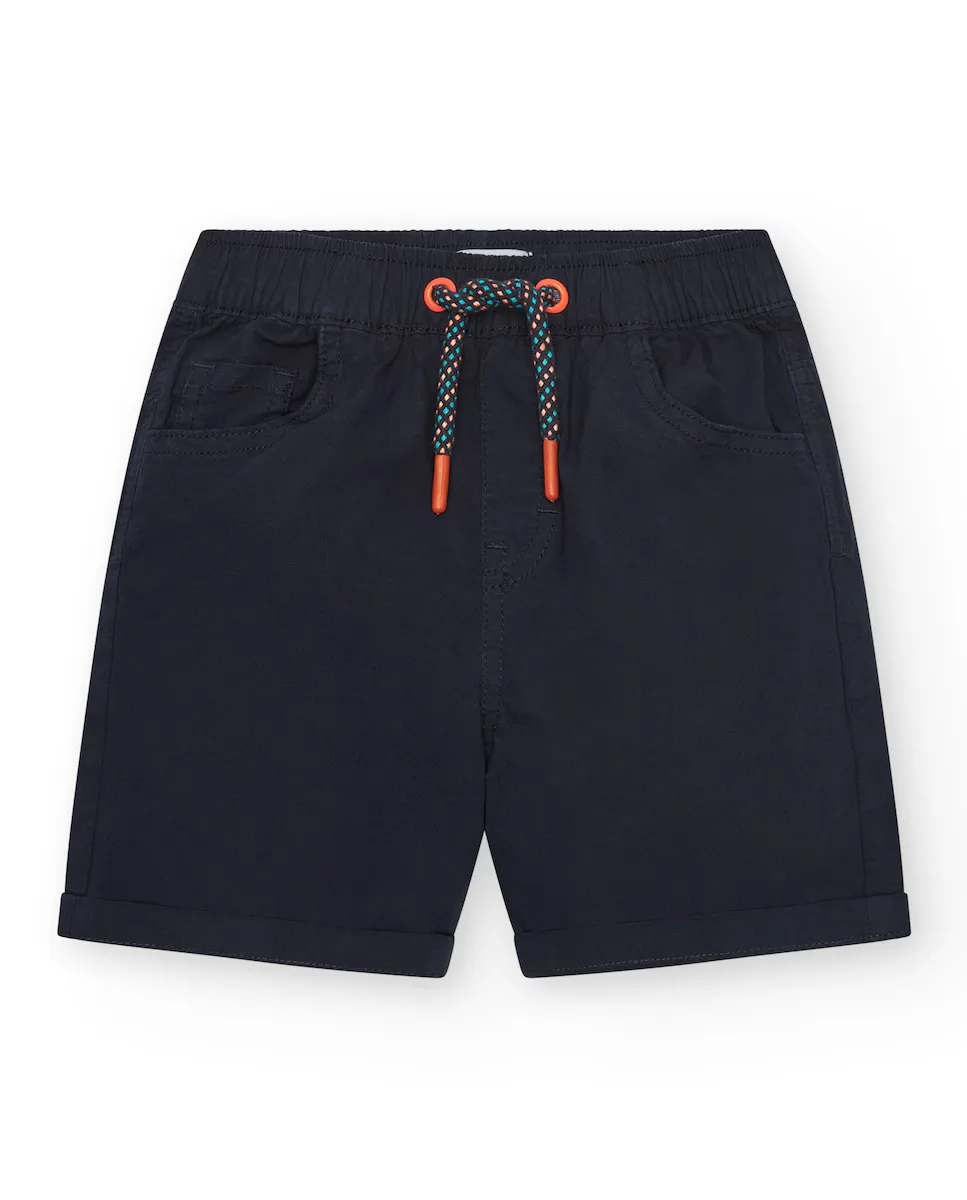Детские бермуды с эластичной талией и разноцветным шнурком Tuc tuc, темно-синий
Детские бермуды с эластичной талией и разноцветным шнурком Tuc tuc, темно-синий
