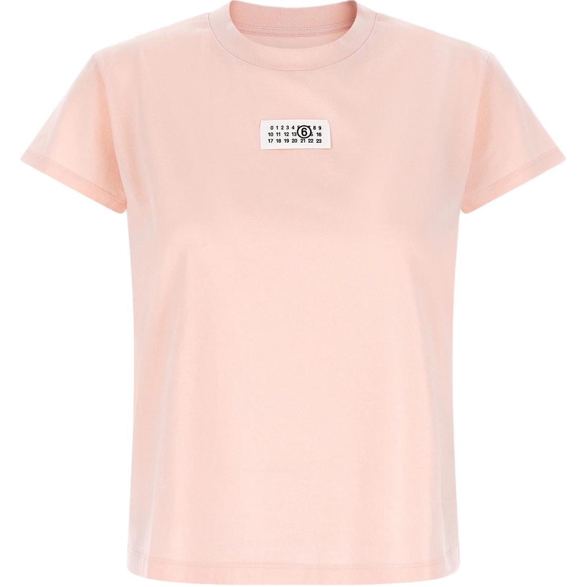 Футболка с круглым вырезом MM6 Maison Margiela, розовый
Футболка с круглым вырезом MM6 Maison Margiela, розовый