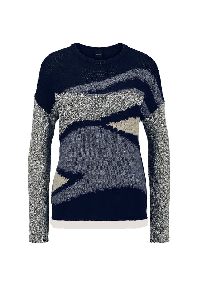 Круглый свитер с интарсией Madeleine, мультиколор
Круглый свитер с интарсией Madeleine, мультиколор