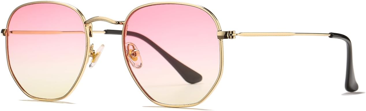 Солнцезащитные очки HJSTES маленького размера с поляризацией, модные, в шестиугольной металлической оправе, с зеркальными линзами и защитой от УФ-излучения, B09 Gold/Gradient Pink/Yellow
Солнцезащитные очки HJSTES маленького размера с поляризацией, модные, в шестиугольной металлической оправе, с зеркальными линзами и защитой от УФ-излучения, B09 Gold/Gradient Pink/Yellow