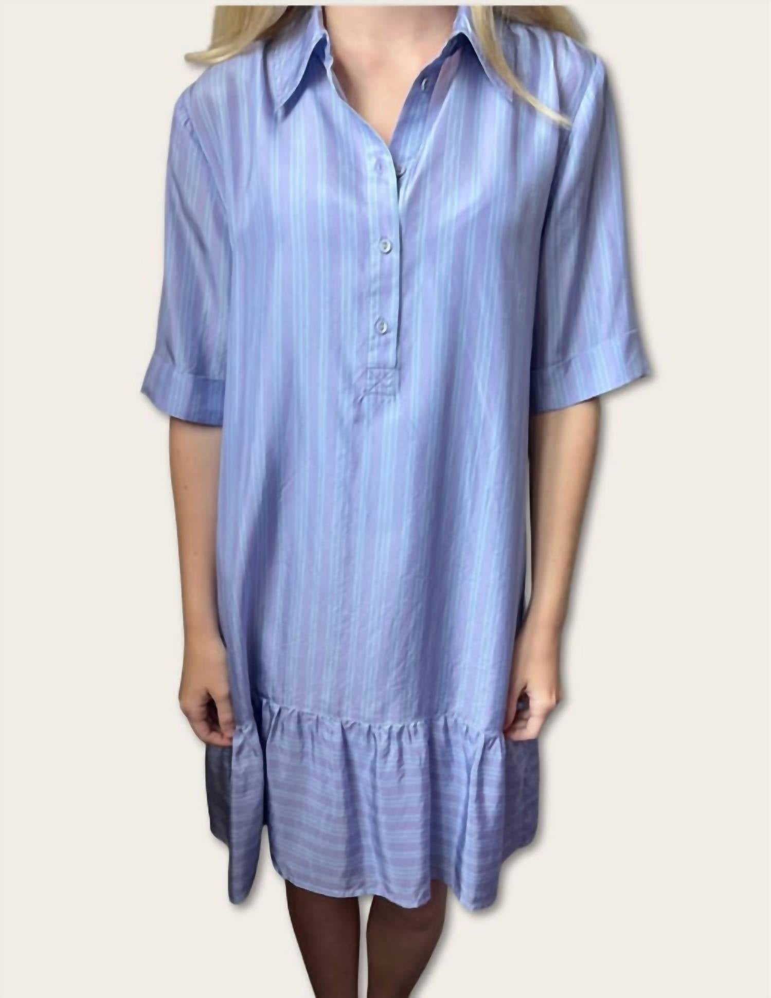 Платье с ярусными рюшами в полоску Johnny Was, Helene Stripe
Платье с ярусными рюшами в полоску Johnny Was, Helene Stripe