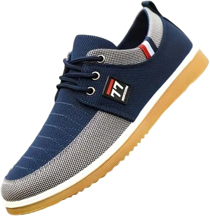 Мужские повседневные кроссовки Hhhchpm с шнуровкой, удобные, с нескользящей подошвой и дышащим верхом из ткани, для ходьбы и вождения, на все сезоны, синий
Мужские повседневные кроссовки Hhhchpm с шнуровкой, удобные, с нескользящей подошвой и дышащим верхом из ткани, для ходьбы и вождения, на все сезоны, синий