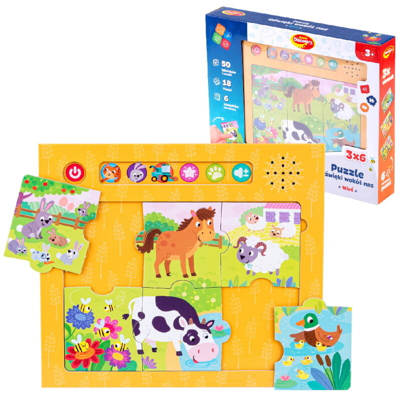 Dumel Soft Puzzle Звуки вокруг нас Деревня 50 звуков и мелодий 18 Эл. Dumel Discovery
Dumel Soft Puzzle Звуки вокруг нас Деревня 50 звуков и мелодий 18 Эл. Dumel Discovery