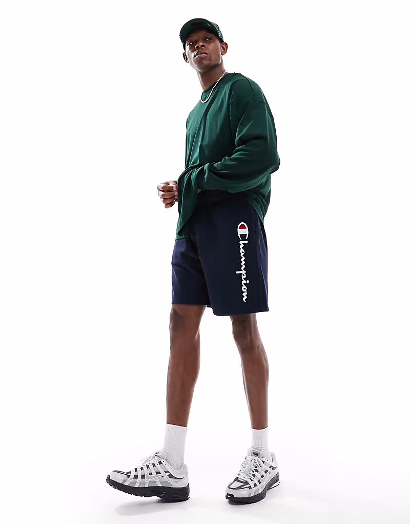 Шорты Champion Authentic темно-синего цвета
Шорты Champion Authentic темно-синего цвета