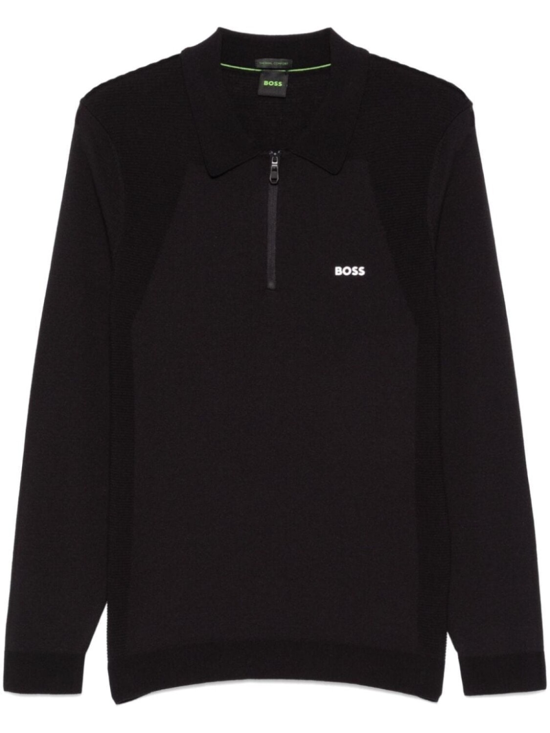 Рубашка-поло BOSS с прорезиненным логотипом, черный
Рубашка-поло BOSS с прорезиненным логотипом, черный