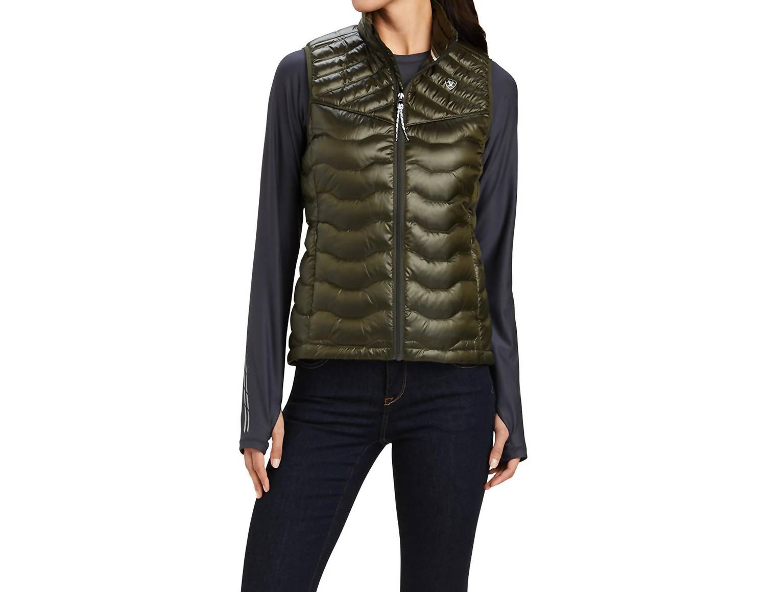 Идеальный пуховый жилет в лесном тумане ARIAT, цвет forest mist
Идеальный пуховый жилет в лесном тумане ARIAT, цвет forest mist