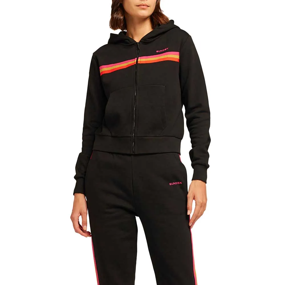 Толстовка Sundek Felpa full zip, черный
Толстовка Sundek Felpa full zip, черный