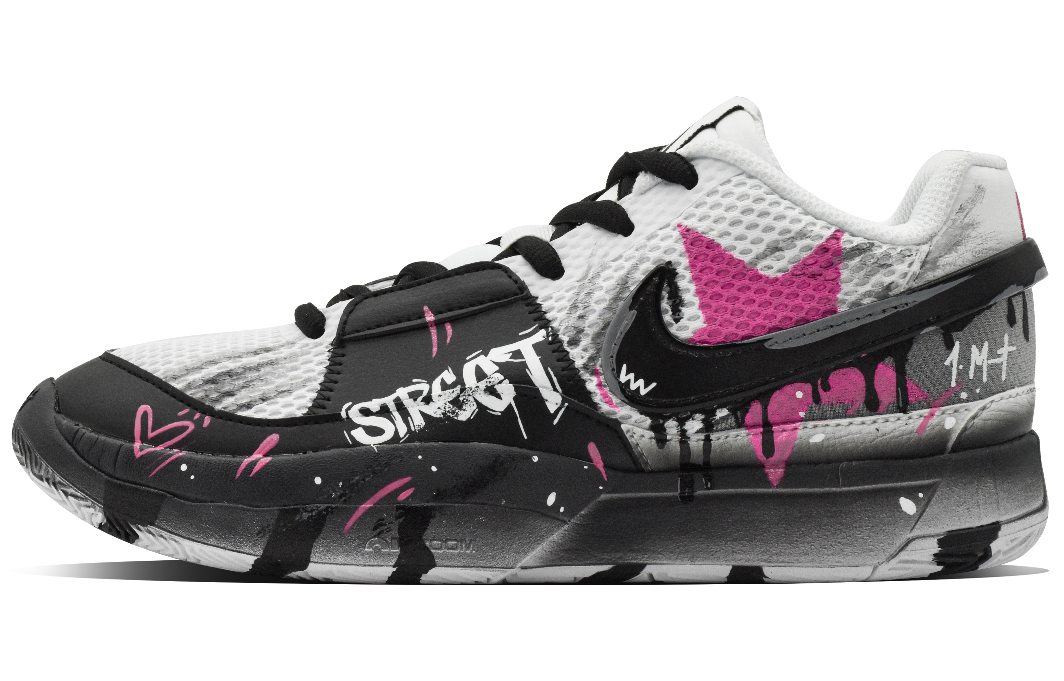 Nike Баскетбольные кроссовки Ja 1 Xingji Shock Absorbers с противоскользящим покрытием, износостойкие, низкие, мужские, черно-серые
Nike Баскетбольные кроссовки Ja 1 Xingji Shock Absorbers с противоскользящим покрытием, износостойкие, низкие, мужские, черно-серые