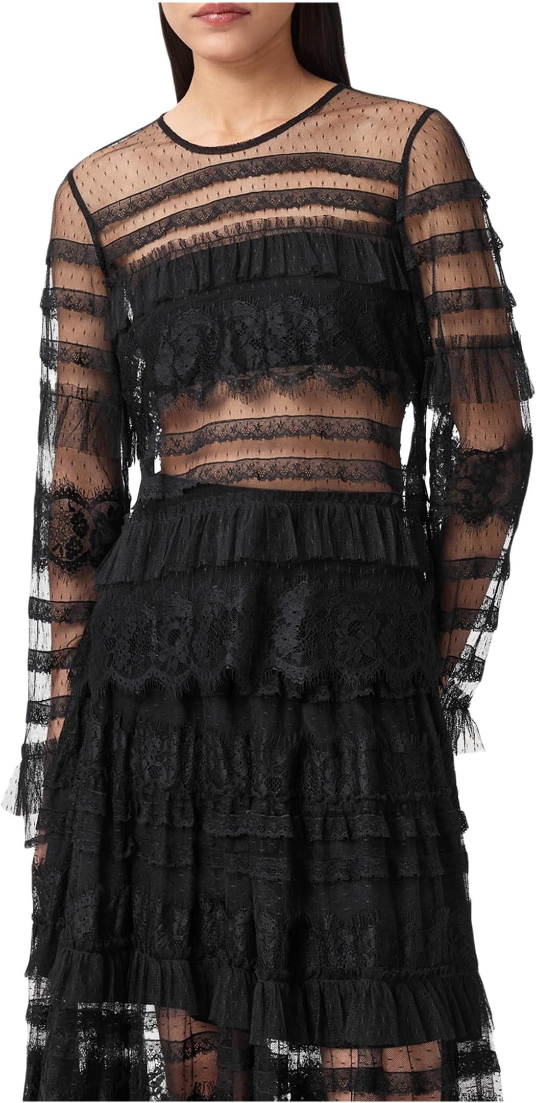 Топ AllSaints Arlea Tulle Top, черный
Топ AllSaints Arlea Tulle Top, черный