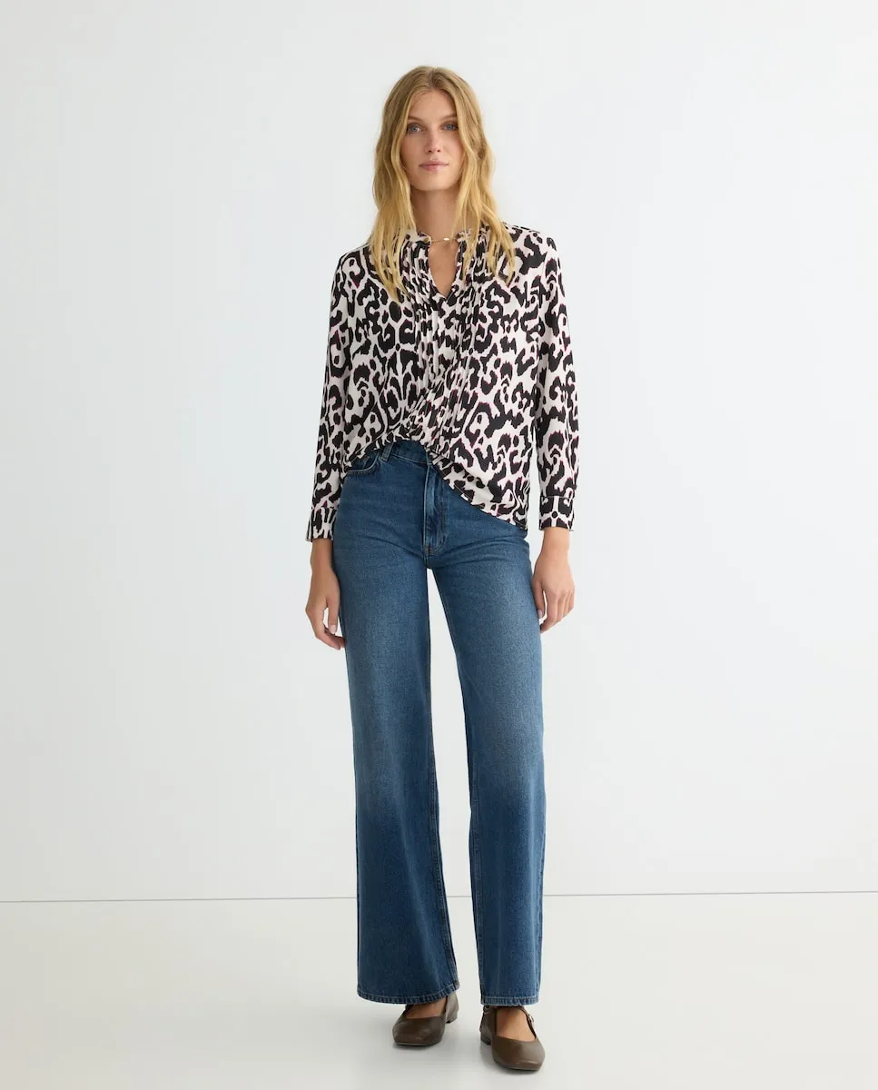 Женская блуза с длинным рукавом с принтом Zermatt, черный
Женская блуза с длинным рукавом с принтом Zermatt, черный