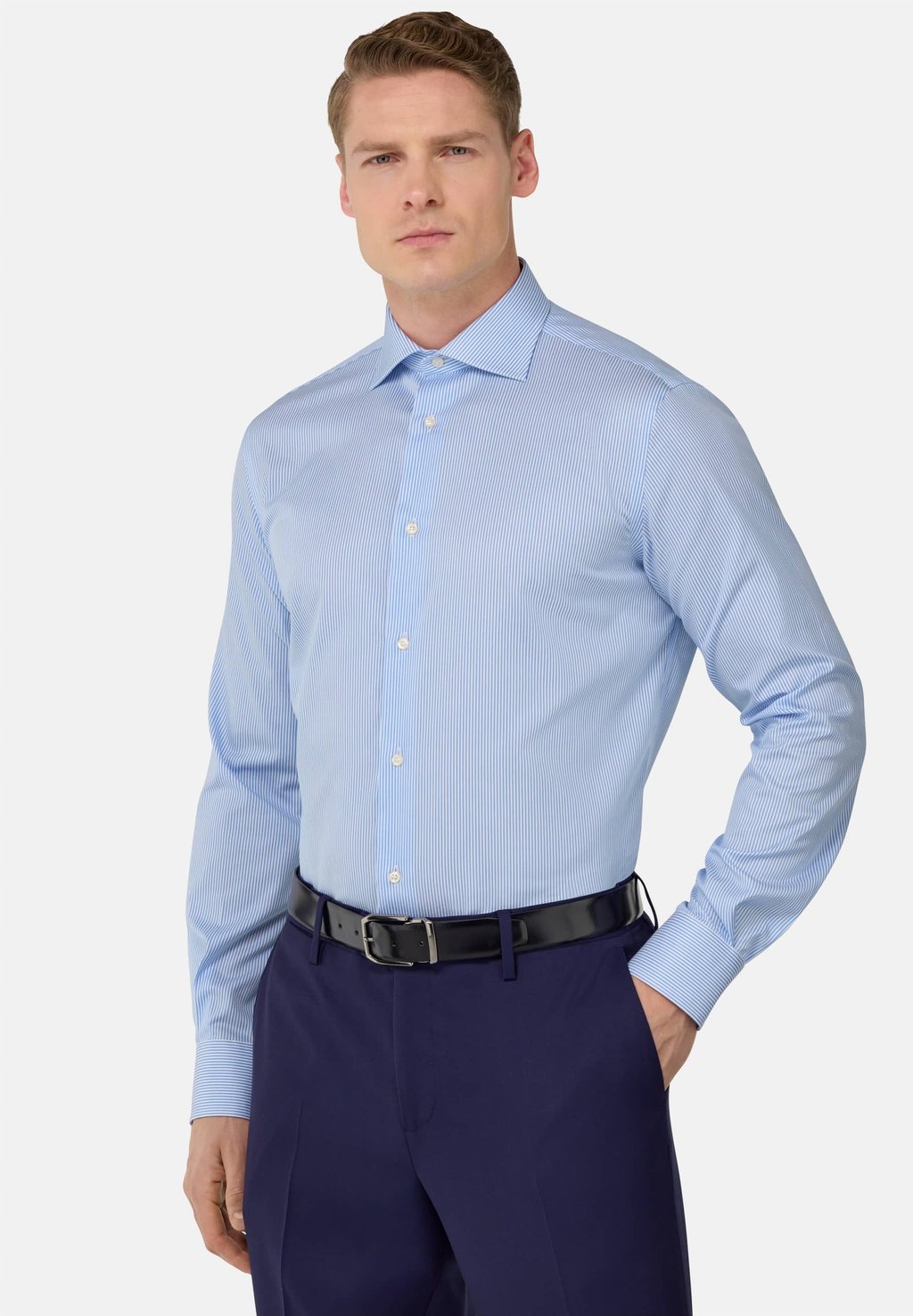 Официальная рубашка ULTIMATE NON IRON REGULAR FIT STRIPED Boggi Milano, светло-голубой
Официальная рубашка ULTIMATE NON IRON REGULAR FIT STRIPED Boggi Milano, светло-голубой