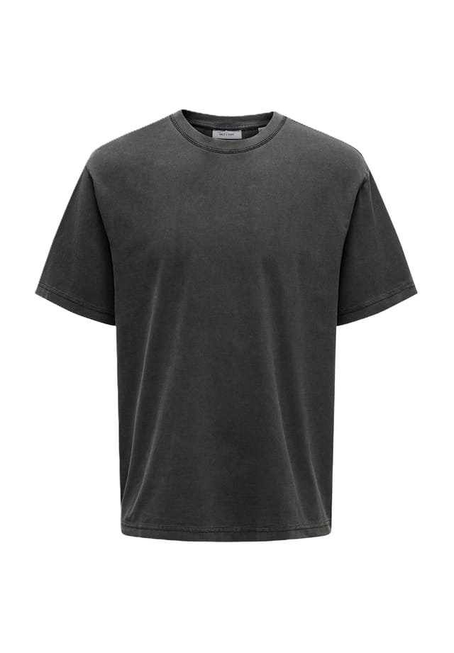 Футболка хлопок "дистресс" Only & Sons, черный
Футболка хлопок "дистресс" Only & Sons, черный