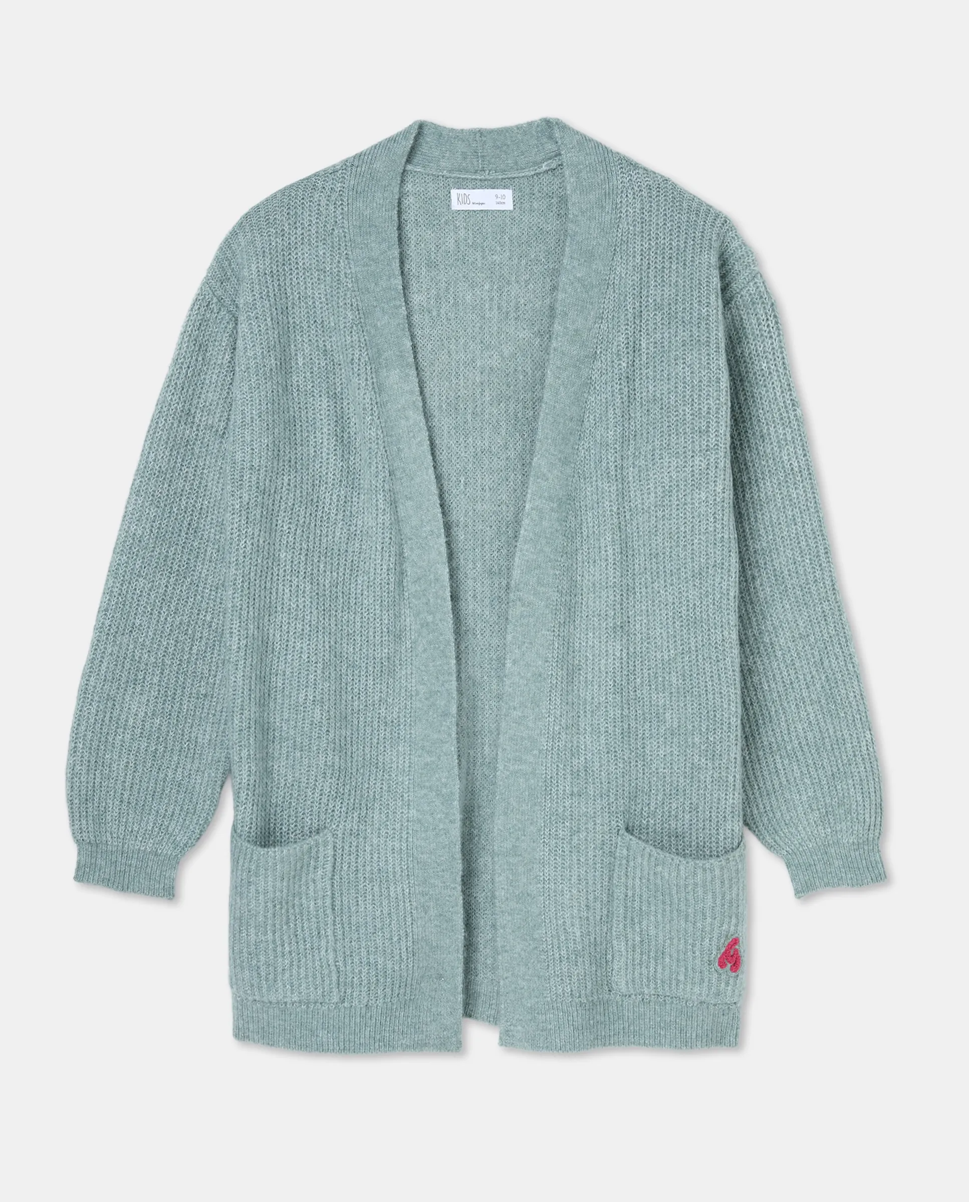 Длинная вязаная куртка для девочки с карманами Kids El Corte Inglés, пастельно-бирюзовый
Длинная вязаная куртка для девочки с карманами Kids El Corte Inglés, пастельно-бирюзовый