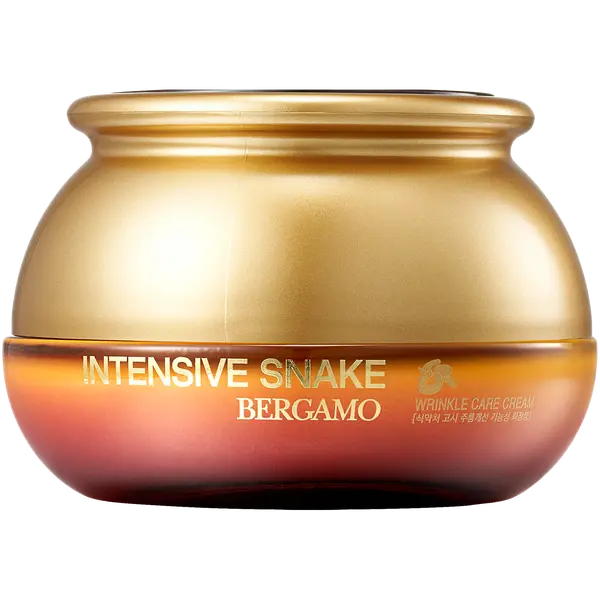 Крем для лица против морщин с пептидами змеиного яда, 50 мл Bergamo Intensive snake 
Крем для лица против морщин с пептидами змеиного яда, 50 мл Bergamo Intensive snake