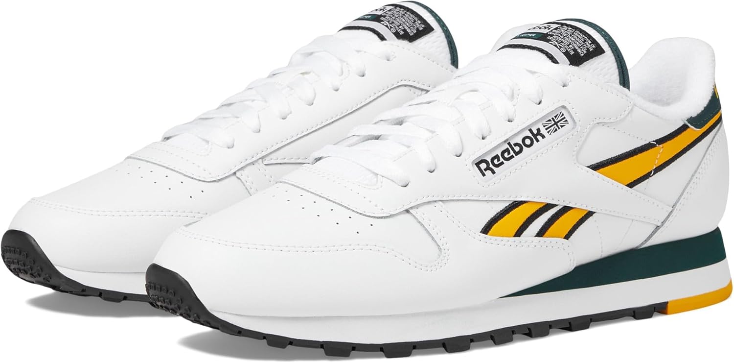 Кроссовки Reebok Classic Leather для взрослых, унисекс, белый/зеленый
Кроссовки Reebok Classic Leather для взрослых, унисекс, белый/зеленый