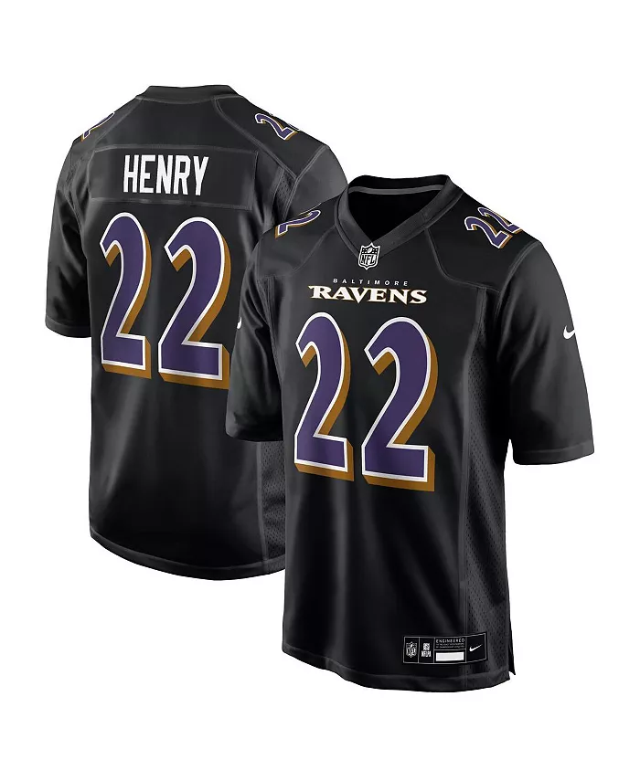 Мужская модная футболка Derrick Henry Carbon Black Baltimore Ravens Nike
Мужская модная футболка Derrick Henry Carbon Black Baltimore Ravens Nike