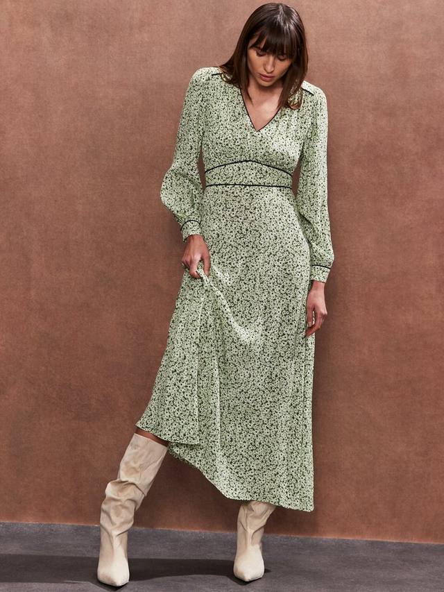 Платье с резинкой на талии и принтом ditsy Ro&Zo, зеленый
Платье с резинкой на талии и принтом ditsy Ro&Zo, зеленый