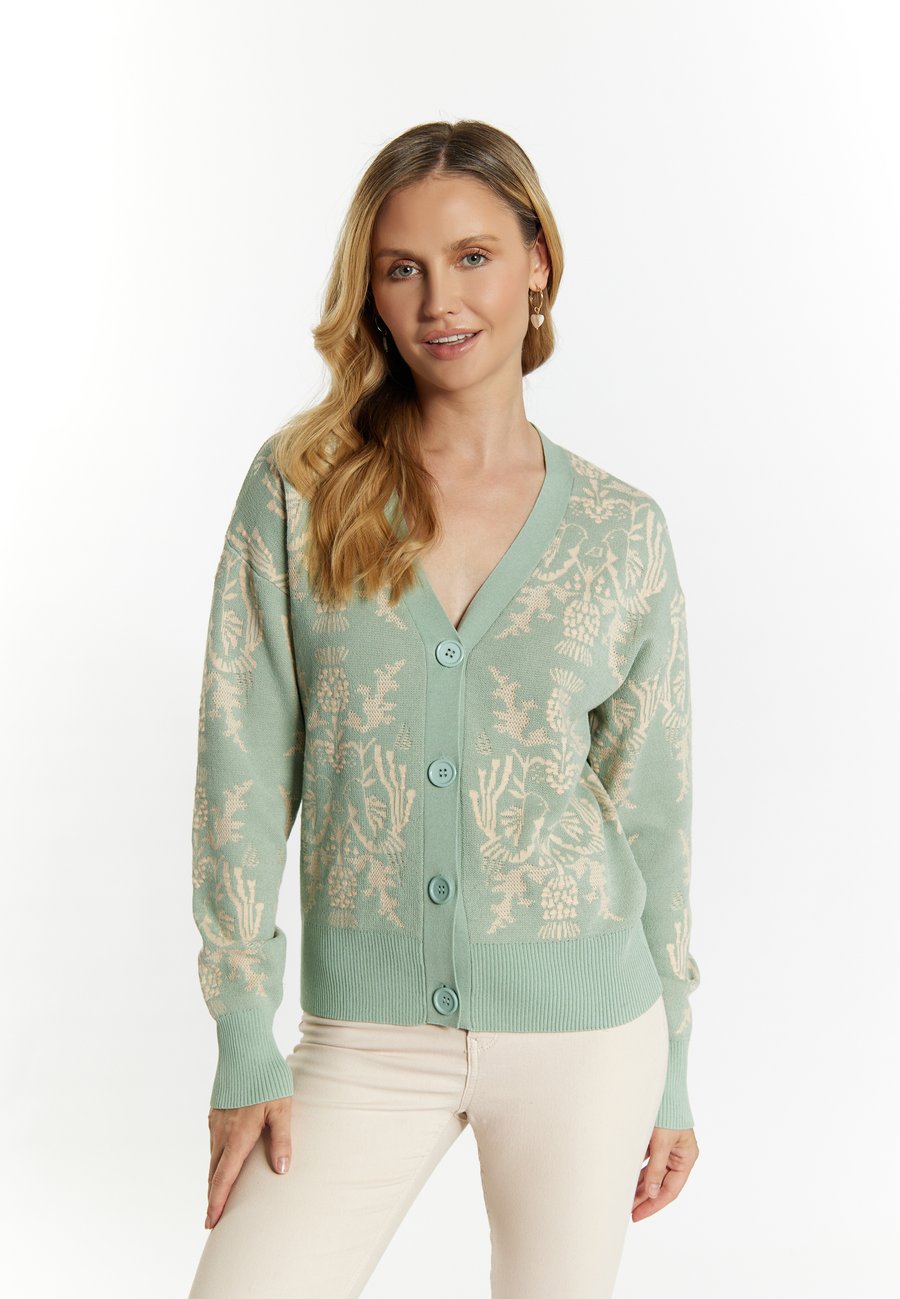Кардиган usha Cardigan, Mint Creme/Mint
Кардиган usha Cardigan, Mint Creme/Mint