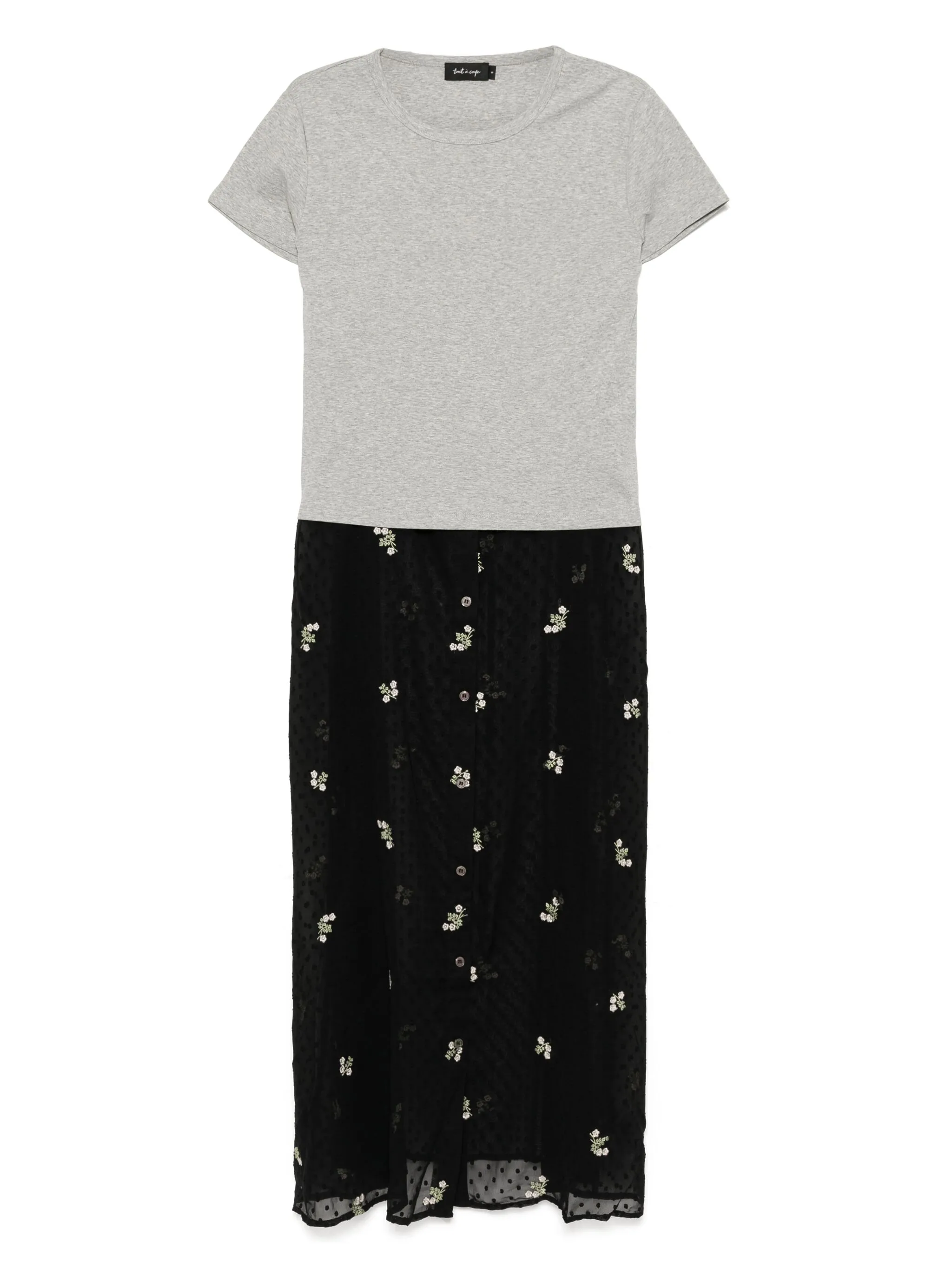 Платье-футболка с карманами Tout A Coup, серый
Платье-футболка с карманами Tout A Coup, серый