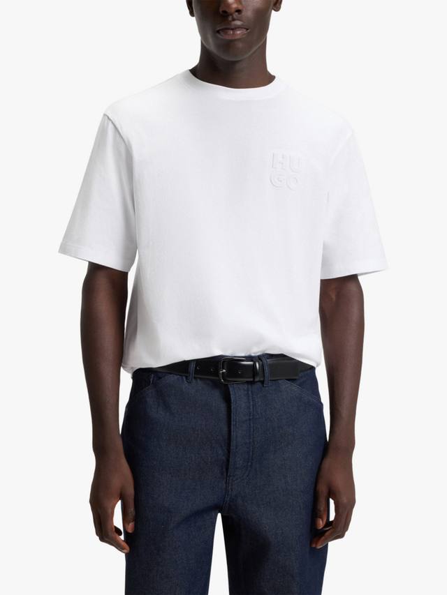 Футболка HUGO с коротким рукавом Cotton Regular Fit и логотипом HUGO BOSS, White
Футболка HUGO с коротким рукавом Cotton Regular Fit и логотипом HUGO BOSS, White