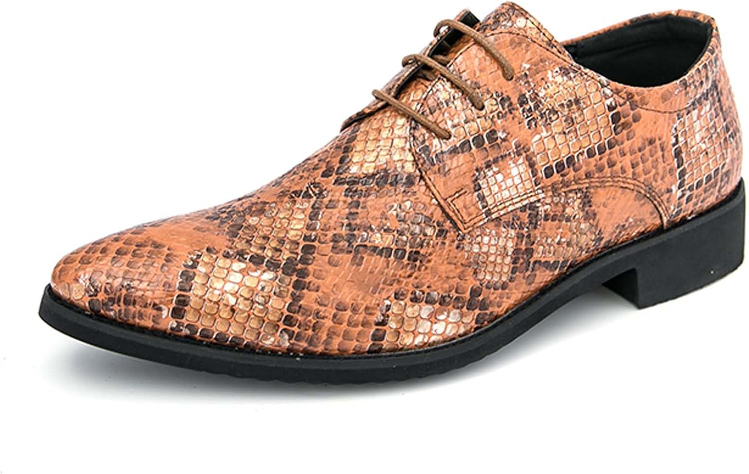 Мужские оксфорды модные, сшнурованные, деловые туфли, противоскользящие и легкие, подходят для свадеб, вечеринок и танцев Generic, коричневый
Мужские оксфорды модные, сшнурованные, деловые туфли, противоскользящие и легкие, подходят для свадеб, вечеринок и танцев Generic, коричневый