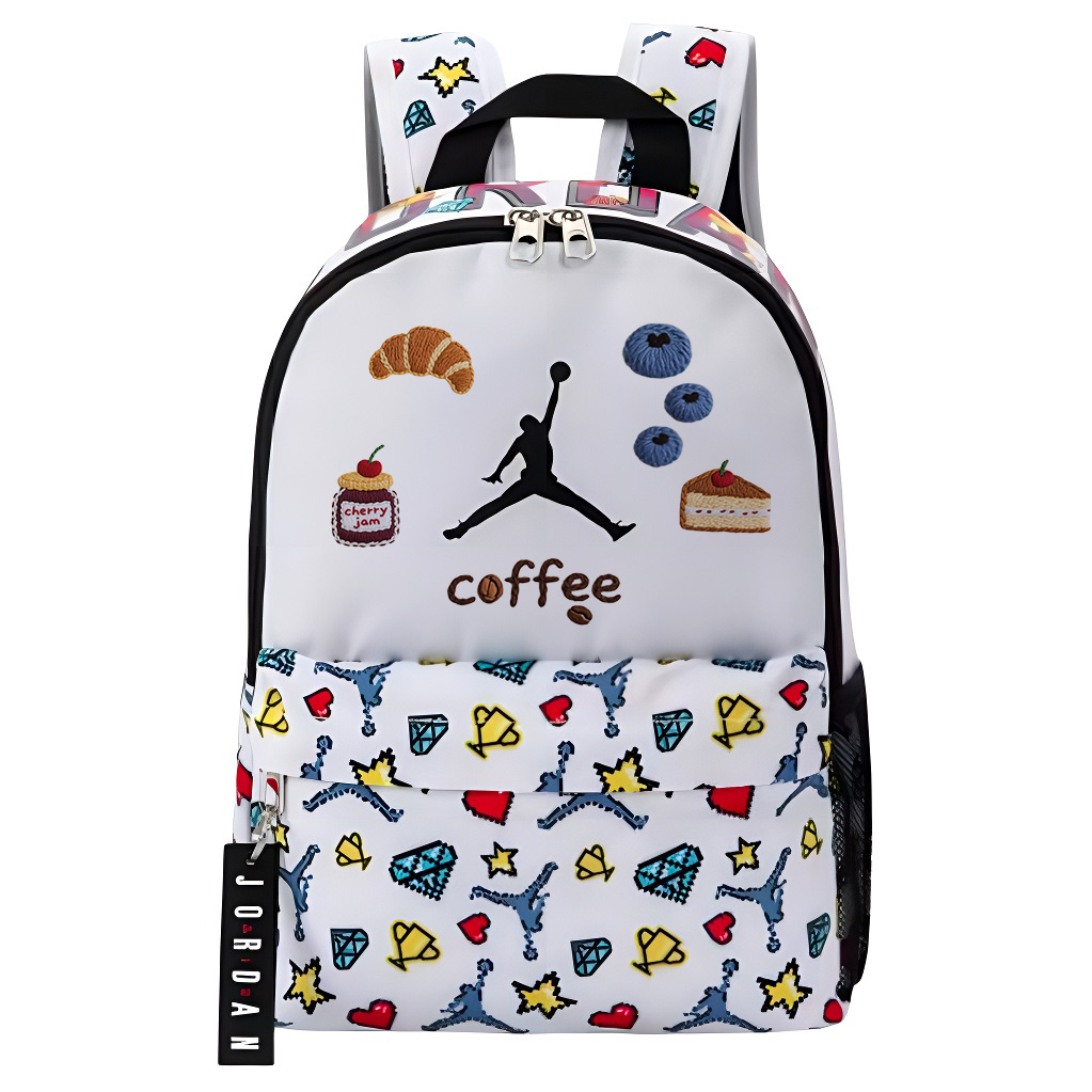 Jordan Полиэстеровый рюкзак женский белый, Embroidery Desserts
Jordan Полиэстеровый рюкзак женский белый, Embroidery Desserts