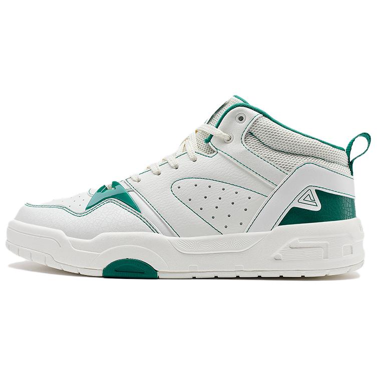 PEAK Износостойкие противоскользящие высокие мужские кроссовки, белые, зеленые
PEAK Износостойкие противоскользящие высокие мужские кроссовки, белые, зеленые