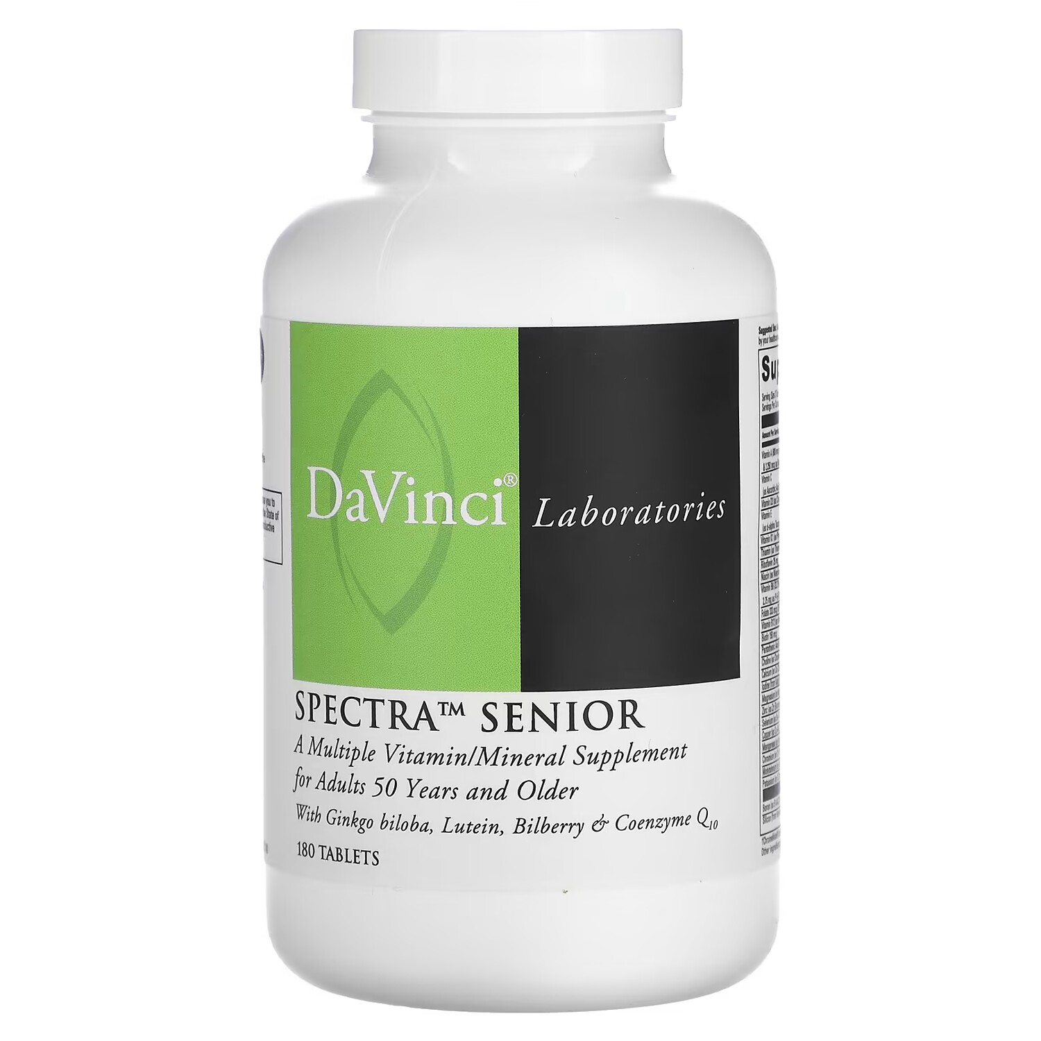 Добавка DaVinci Laboratories of Vermont Spectra Senior, 180 таблеток
Добавка DaVinci Laboratories of Vermont Spectra Senior, 180 таблеток