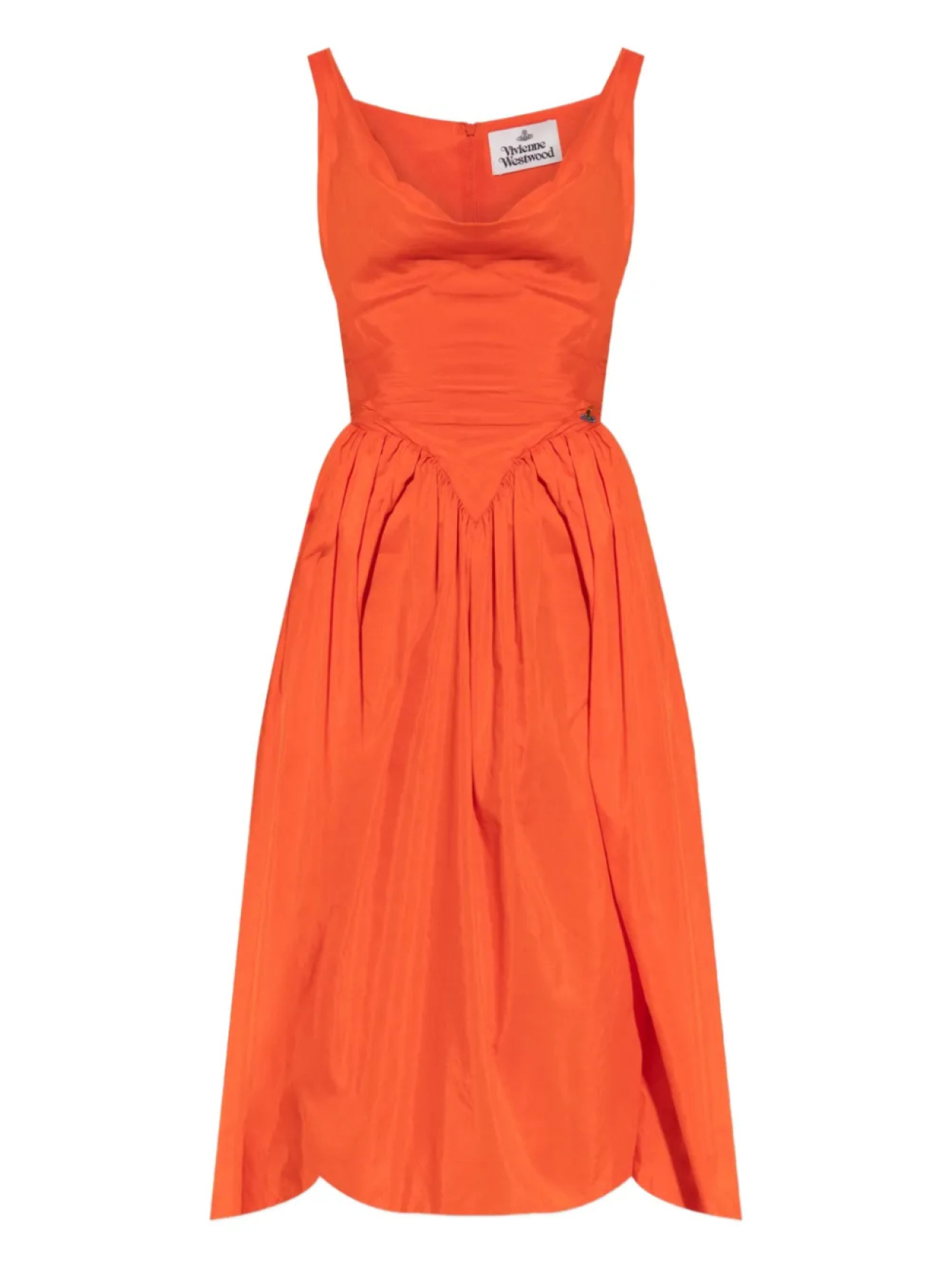 Платье из хлопка и шелка Vivienne Westwood, оранжевый
Платье из хлопка и шелка Vivienne Westwood, оранжевый