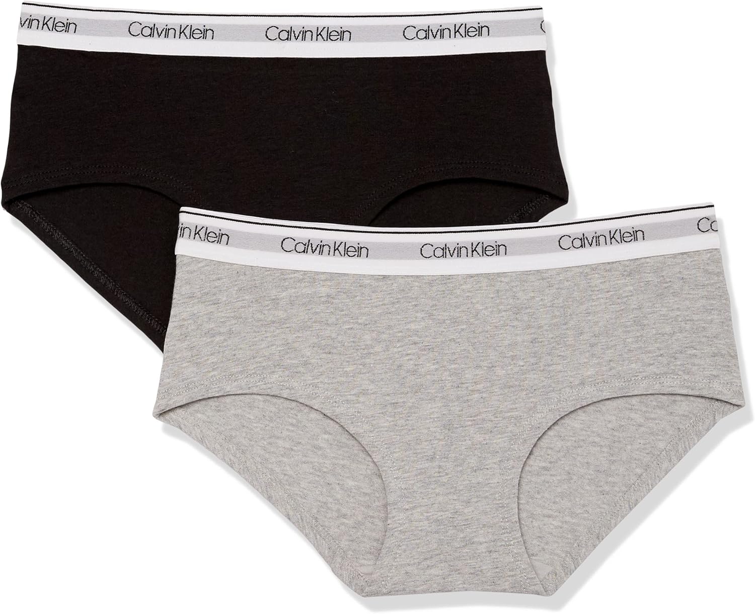 Трусики-хипстеры Calvin Klein для девочек, современные, хлопковые, 2 шт., Heather Grey / Black
Трусики-хипстеры Calvin Klein для девочек, современные, хлопковые, 2 шт., Heather Grey / Black