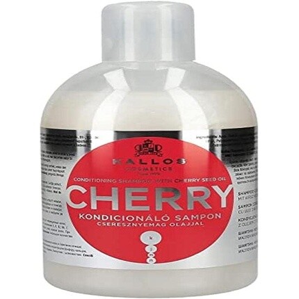 Kjmn Увлажняющий шампунь для волос с вишней, 1000 мл, Kallos
Kjmn Увлажняющий шампунь для волос с вишней, 1000 мл, Kallos
